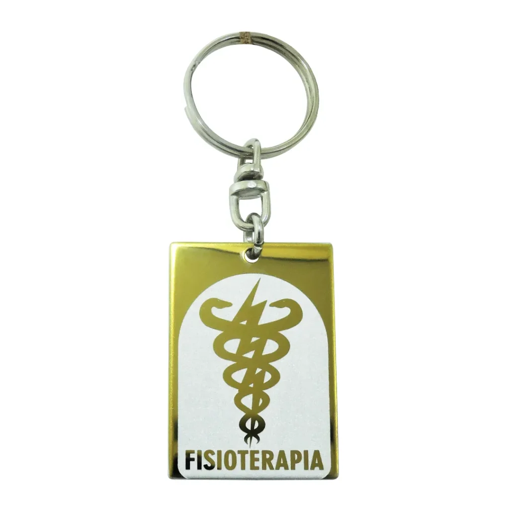 Chaveiro em Aço inox Dourado