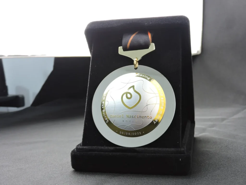 Medalha em Aço Inox