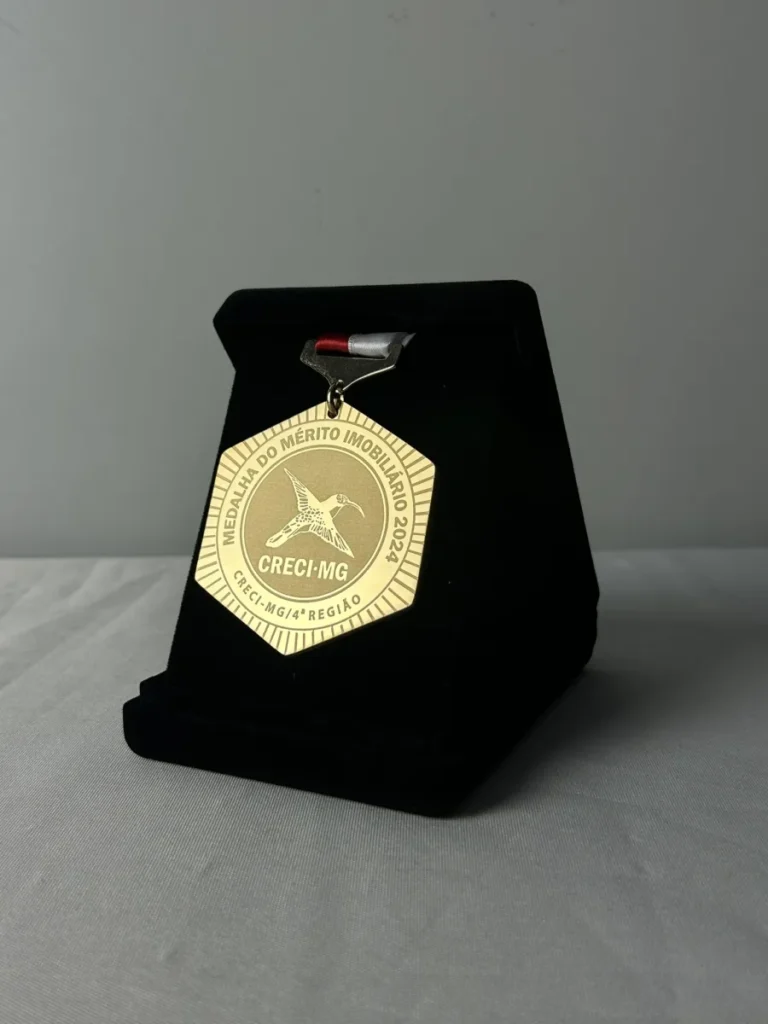 Medalha Banhada a Ouro