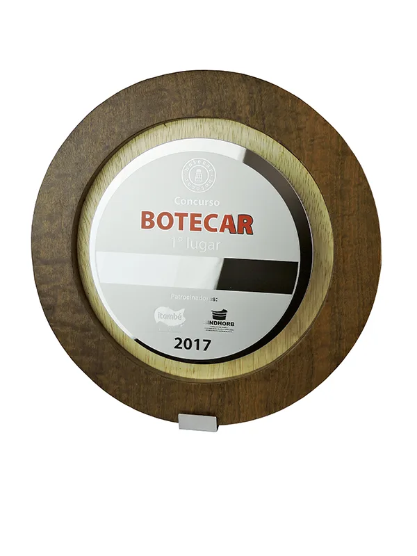 Placa de Homenagem com Moldura
