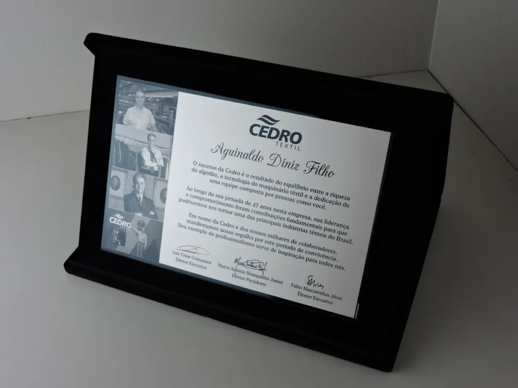 Placa de Homenagem