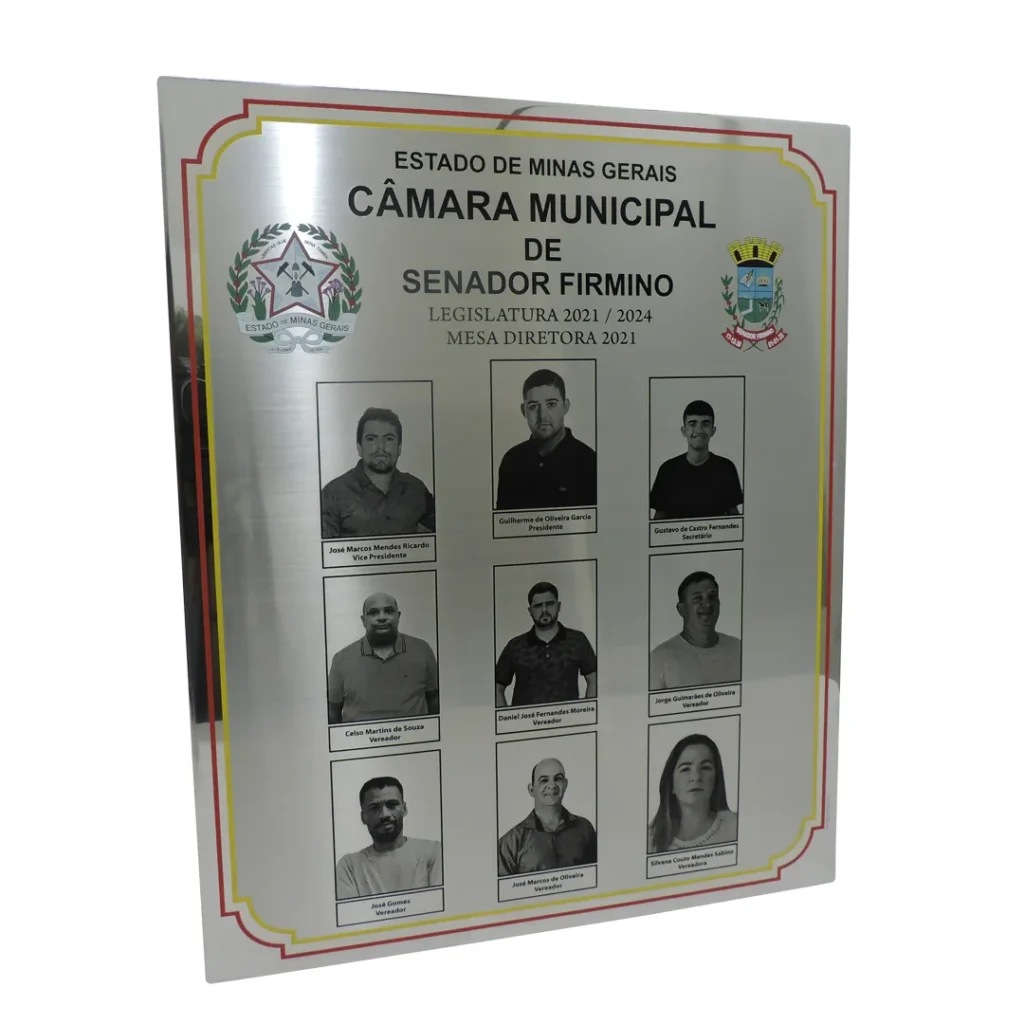 Placa de Inauguração
