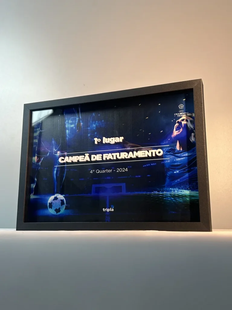 Placa de Premiação