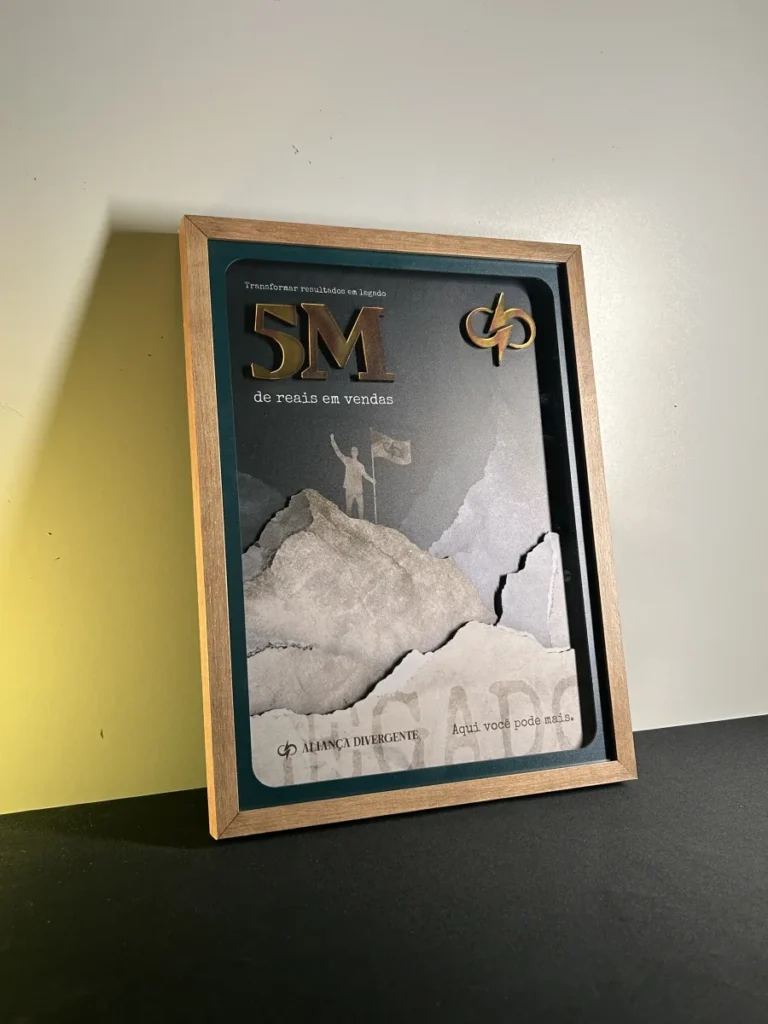 Placa de Premiação