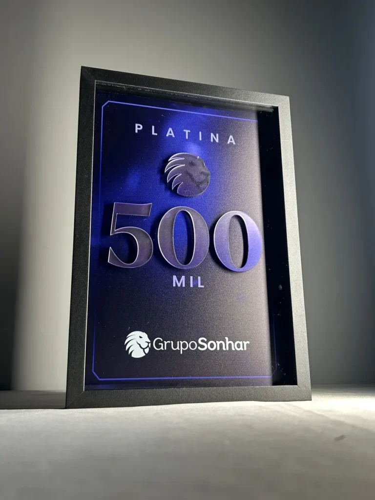 Placa de Premiação