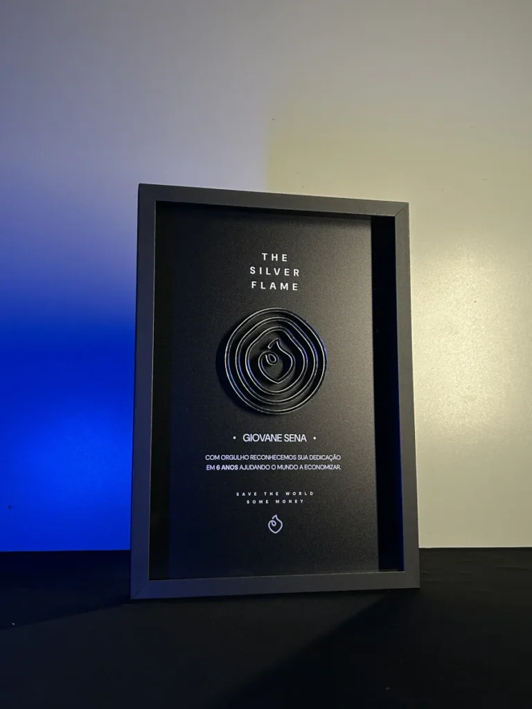 Placa de Premiação