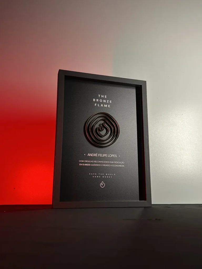 Placa de Premiação