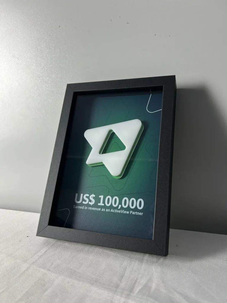 Placa de Premiação