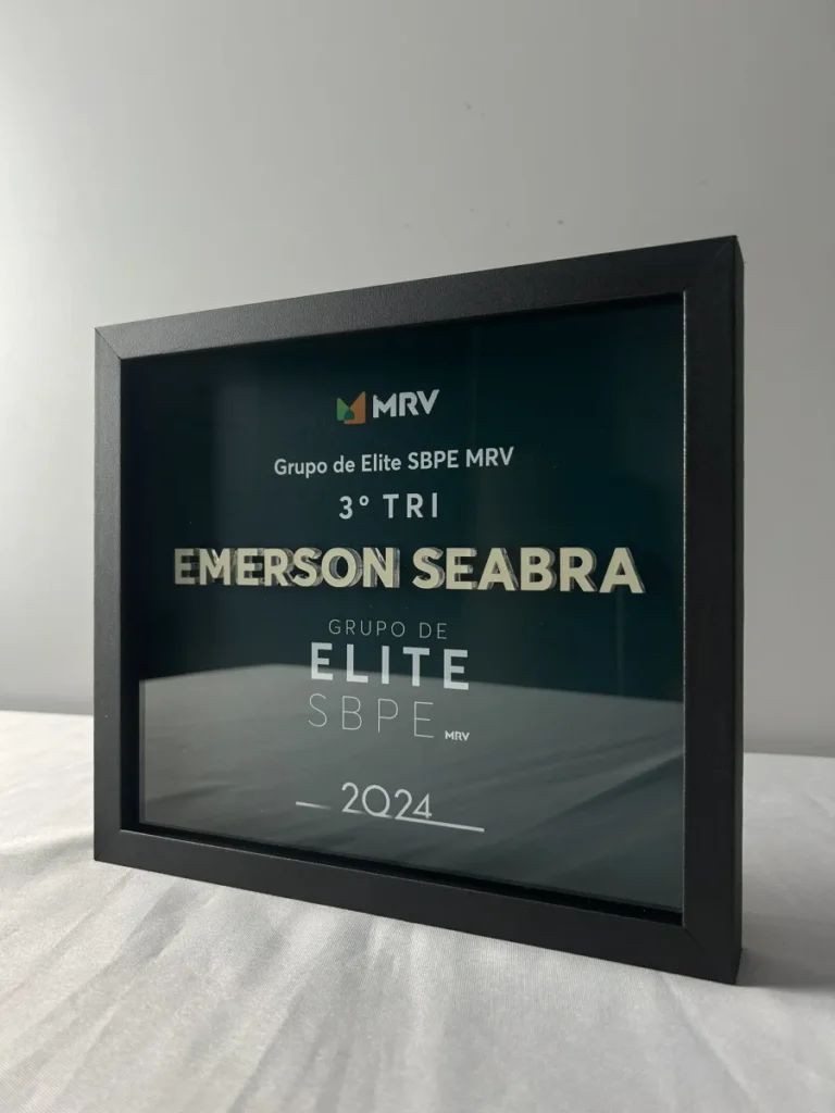 Placa de Premiação