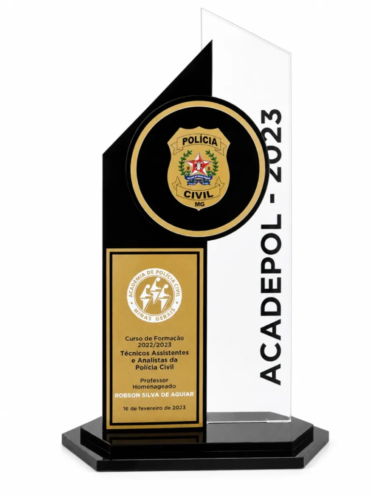 Troféu em Acrílico
