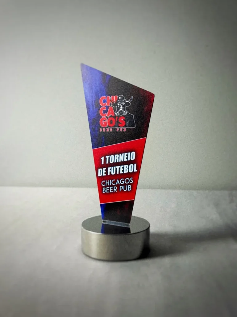 Troféu em Aço Inox