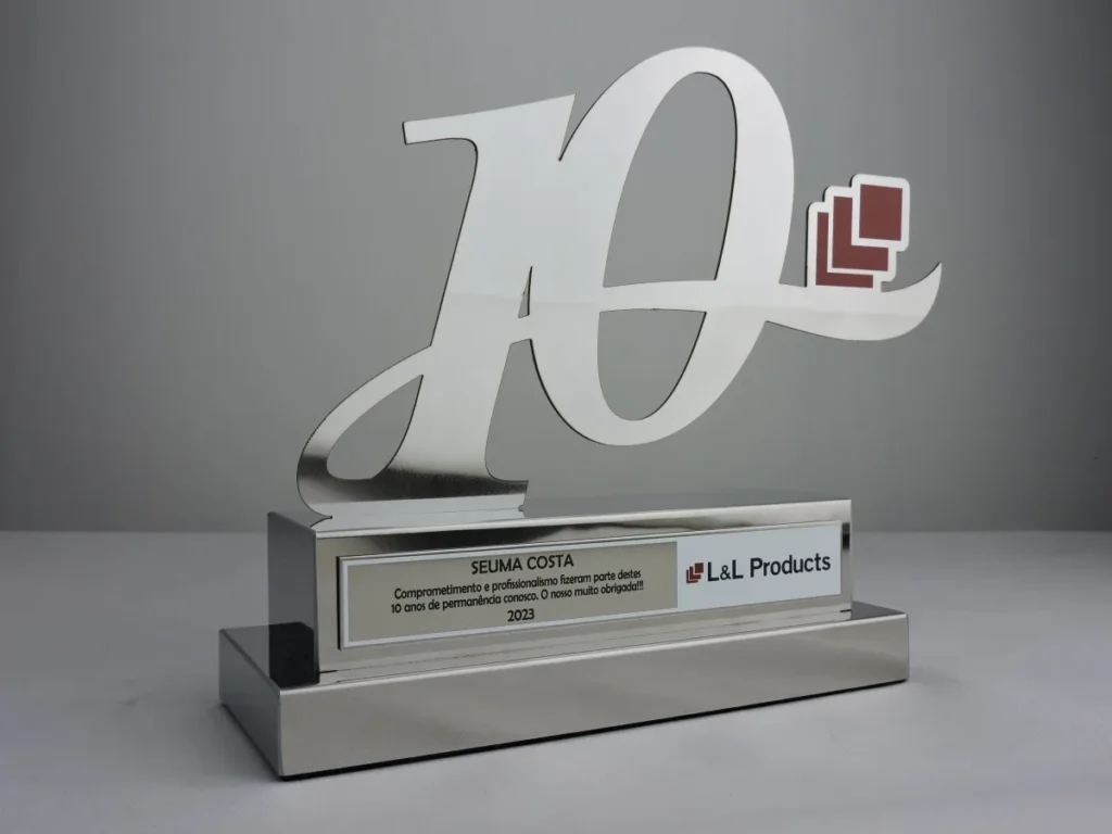 Troféu em Aço Inox