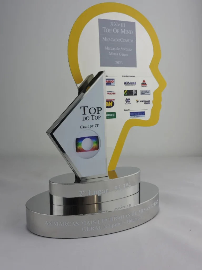 Troféu em Aço Inox