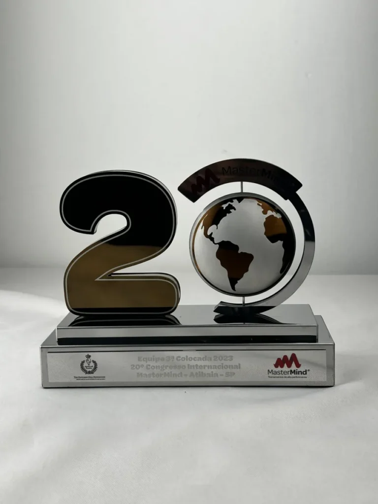Troféu em Aço Inox