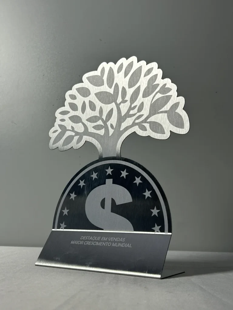 Troféu em Aço Inox