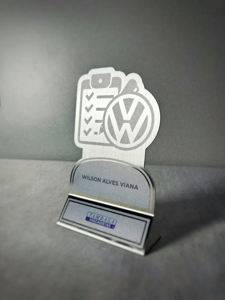 Troféu em Aço Inox