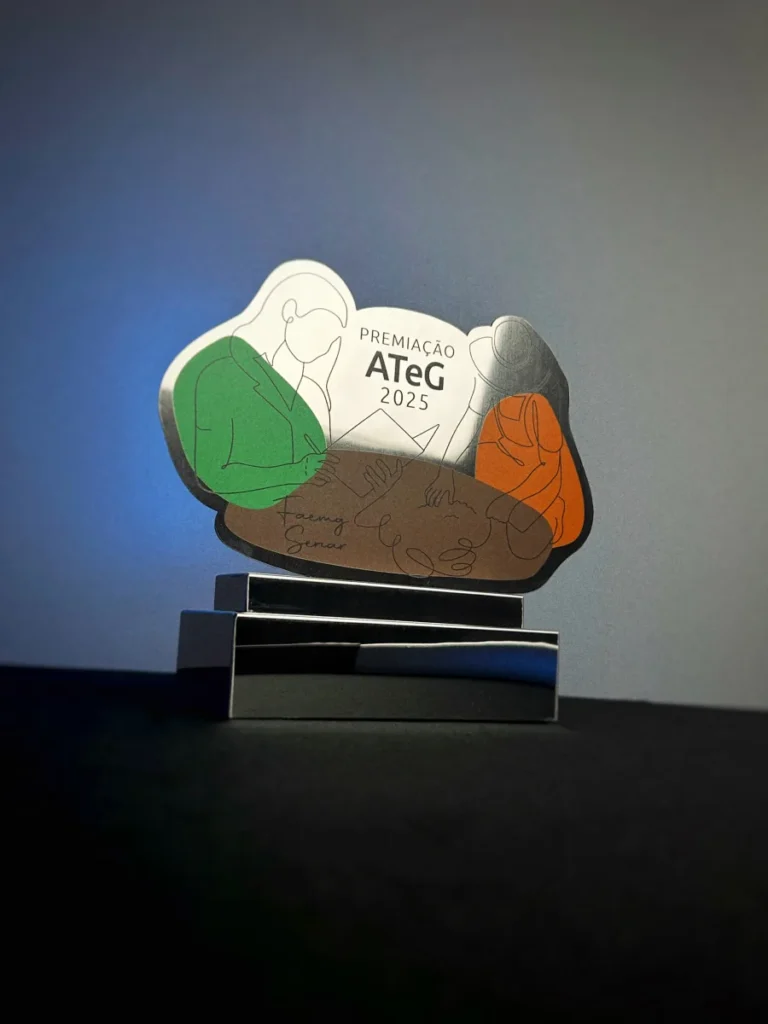Troféu em Aço Inox