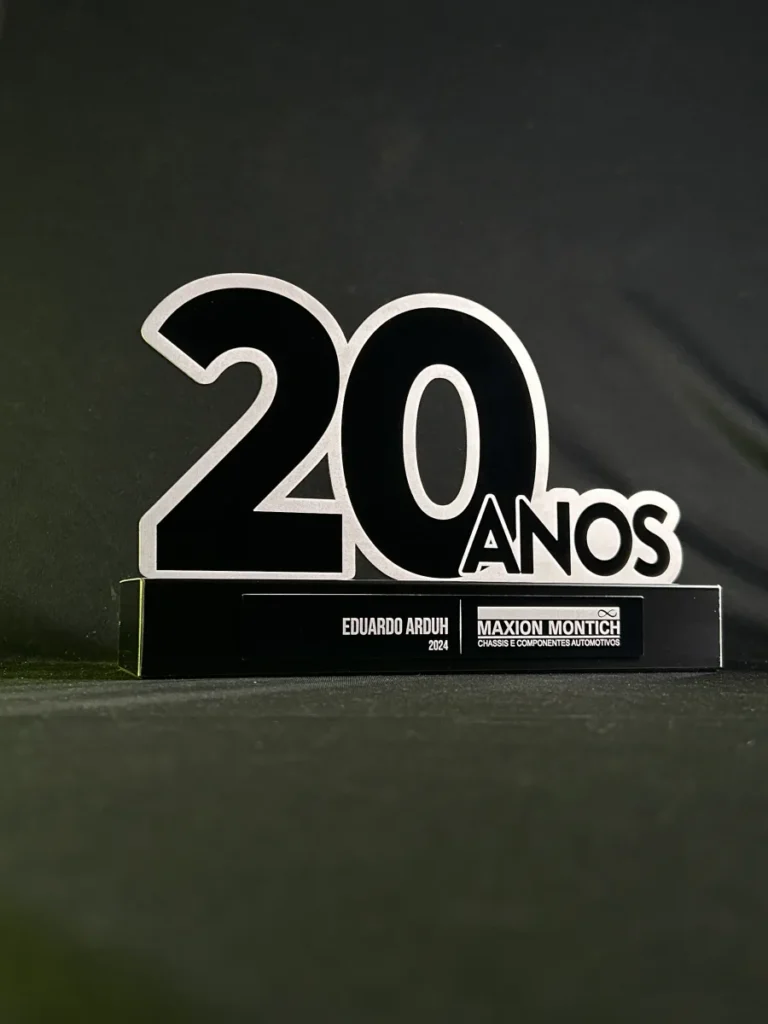 Troféu em Aço Inox