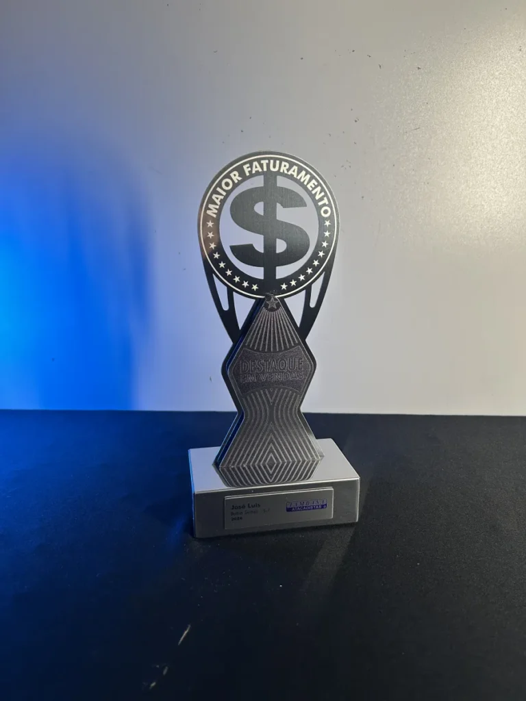 Troféu em Aço Inox