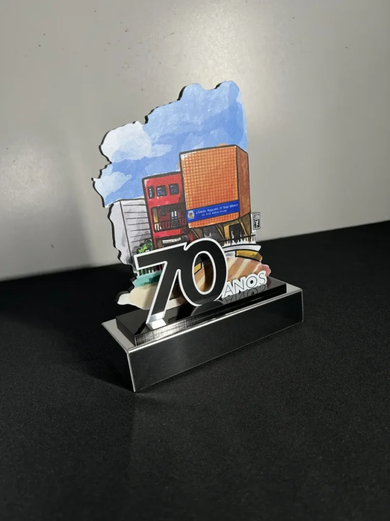 Troféu em Aço Inox
