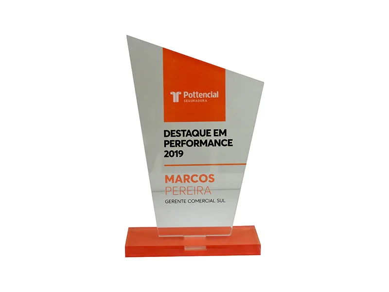 Troféu em Acrílico