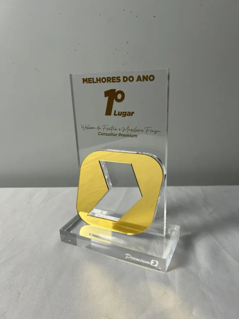 Troféu em Acrílico