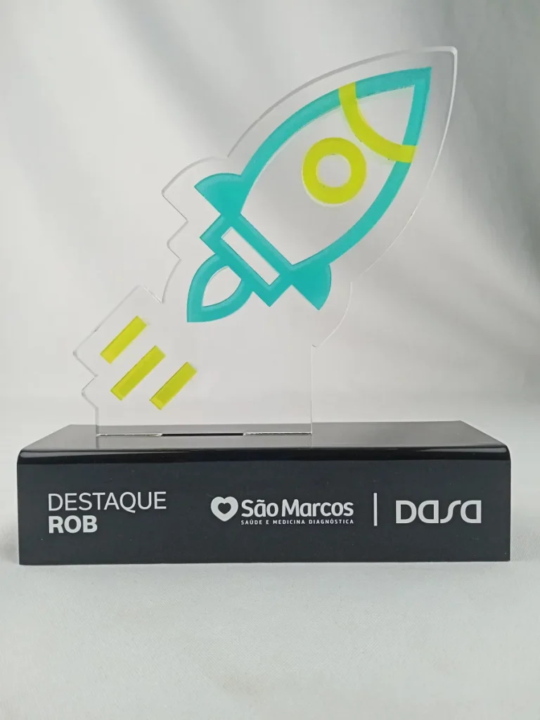 Troféu em Acrílico