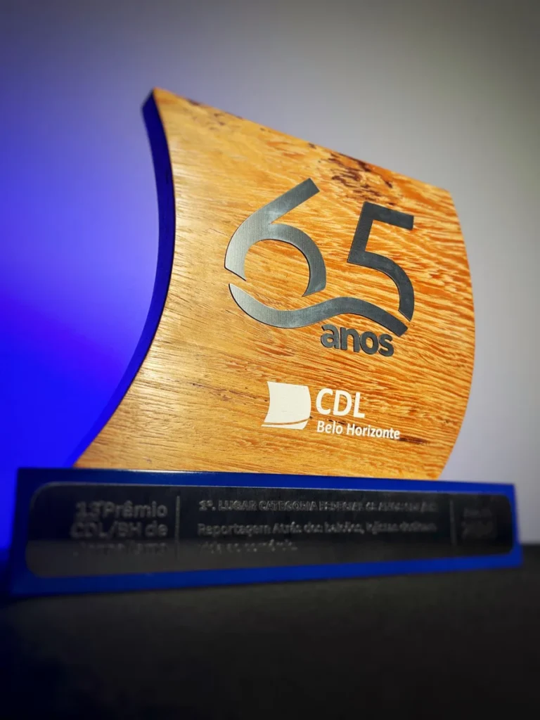 Troféu em Madeira