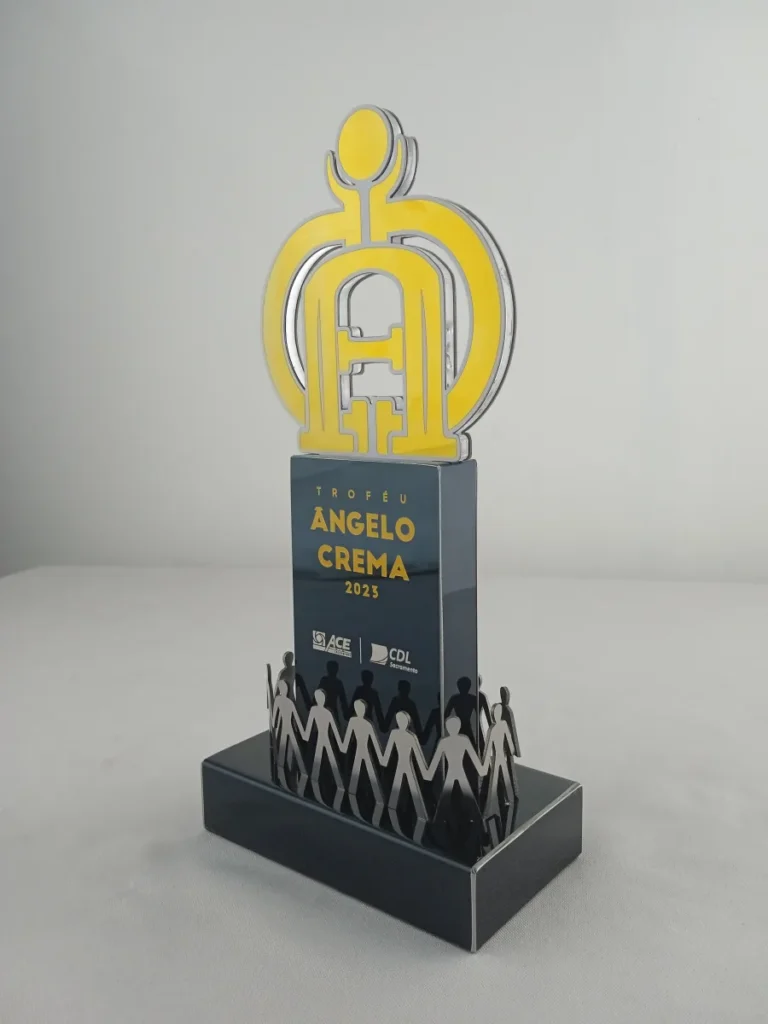 Troféu em Aço Inox