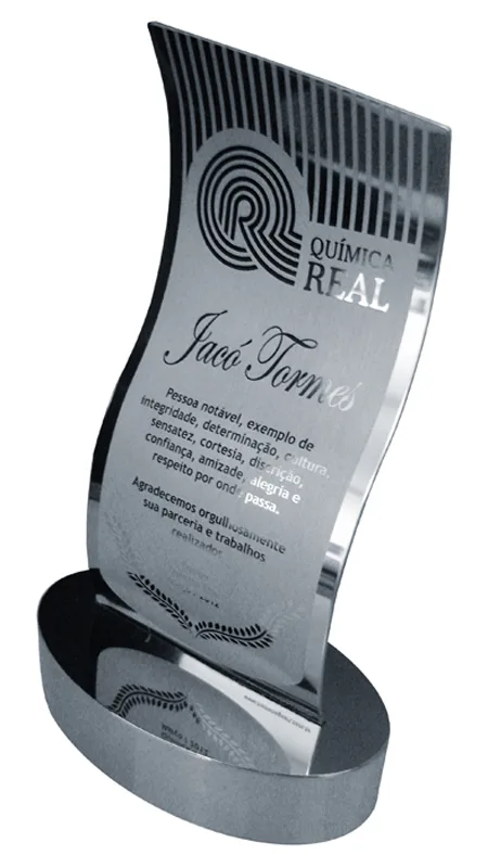 Troféu em Aço Inox